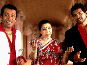 Asha Bhosle with BnS